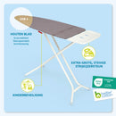 Re-Crafted** AIRPRO By Widex Strijkplank - 115 x 42 Compact - 50% Sneller strijken - Extra duurzaam - Inclusief gratis Airpro Strijkplankhoes