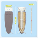 Re-Crafted** AIRPRO By Widex Strijkplank - 115 x 42 Compact - 50% Sneller strijken - Extra duurzaam - Inclusief gratis Airpro Strijkplankhoes