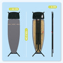 AIRPRO By Widex Strijkplank - 120x42 L Antraciet Original - 50% Sneller strijken - Extra duurzaam - Inclusief gratis Airpro Strijkplankhoes