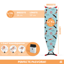 French Fashion Strijkplank - 137x38cm - Colorful People