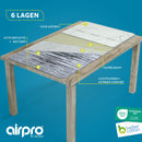 AIRPRO By Widex 6 laagse strijkdeken Giant - 148 x 80 - Beige
