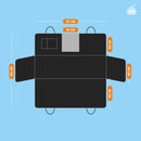 VDM Home Products Hondendeken Auto achterbank en kofferbak - 137 x 147 cm