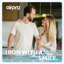 Re-Crafted** AIRPRO By Widex Strijkplank - 115 x 42 Compact - 50% Sneller strijken - Extra duurzaam - Inclusief gratis Airpro Strijkplankhoes