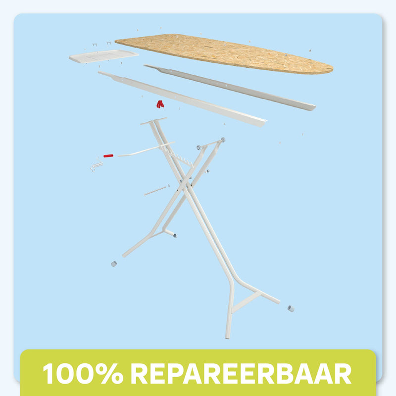 AIRPRO By Widex Strijkplank - 120x42 L - 50% Sneller strijken - Extra duurzaam - Inclusief gratis Airpro Strijkplankhoes