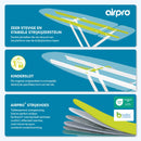 AIRPRO By Widex Strijkplank - 120x42 L Antraciet Original - 50% Sneller strijken - Extra duurzaam - Inclusief gratis Airpro Strijkplankhoes