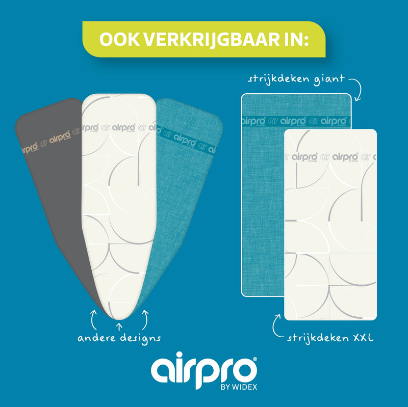 Airpro By Widex Strijkplankhoes - 6 laags - Beige - Tot 50% sneller strijken