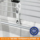 Laundryspecialist - Extra sterke wasknijpers met soft-grip - Set van 20 - 40 - 60 of 80 stuks grijs/wit