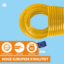 Waslijn met stalen kern 35 meter - Geel