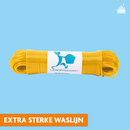 Waslijn met stalen kern 35 meter - Geel