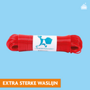 Waslijn met stalen kern 50 meter - Rood