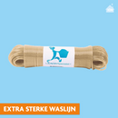 Waslijn met stalen kern 50 meter - Transparant