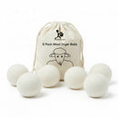 Drogerballen van natuurwol - Set van 6 stuks