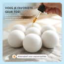 Drogerballen van natuurwol - Set van 6 stuks