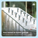 LaundrySpecialist Wasknijpers soft grip - Zwart - 60 stuks