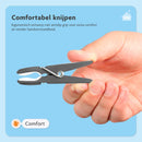LaundrySpecialist Wasknijpers soft grip - Grijs/wit - 60 stuks