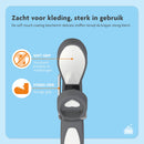 LaundrySpecialist Wasknijpers soft grip - Grijs/wit - 60 stuks