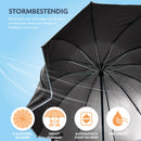 VDM Home Products Stormparaplu - Zwart - Ø 103 cm - Windproof tot 110km p/u