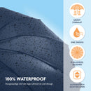 VDM Home Products Stormparaplu - Navyblue - Ø 103 cm - Windproof tot 110km p/u