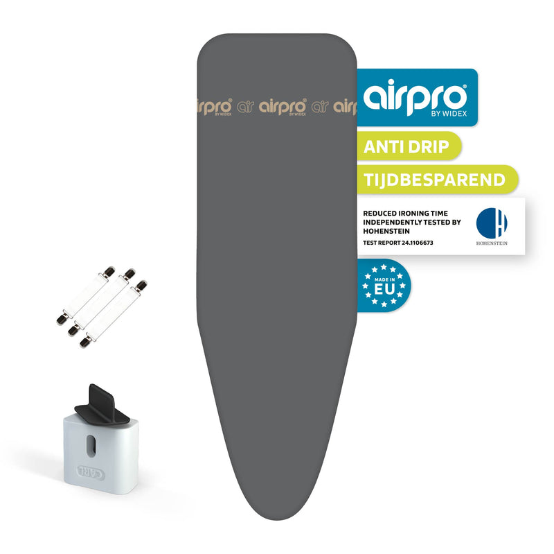 Airpro By Widex Strijkplankhoes - 6 laags - Antraciet - Tot 50% sneller strijken