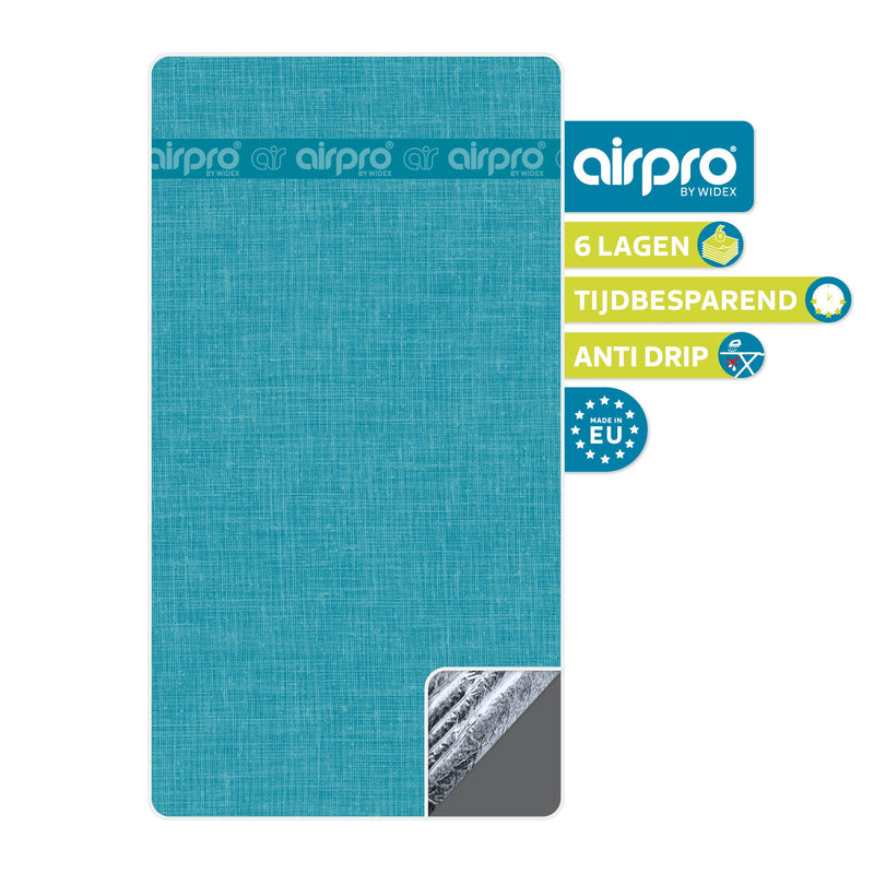 AIRPRO By Widex 6 laagse strijkdeken XL - 135 x 65 - Linen blue