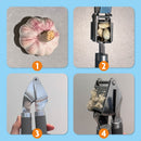 Knoflookpers - vaatwasserbestendig - inclusief gratis knoflookpeller en kwastje