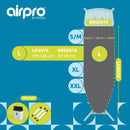 Airpro By Widex Strijkplankhoes - 6 laags - Antraciet - Tot 50% sneller strijken