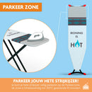 Strijkplank - 137 x 38 cm - Ironing is Hot - Blauw
