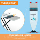 Strijkplank - 137 x 38 cm - Ironing is Hot - Blauw