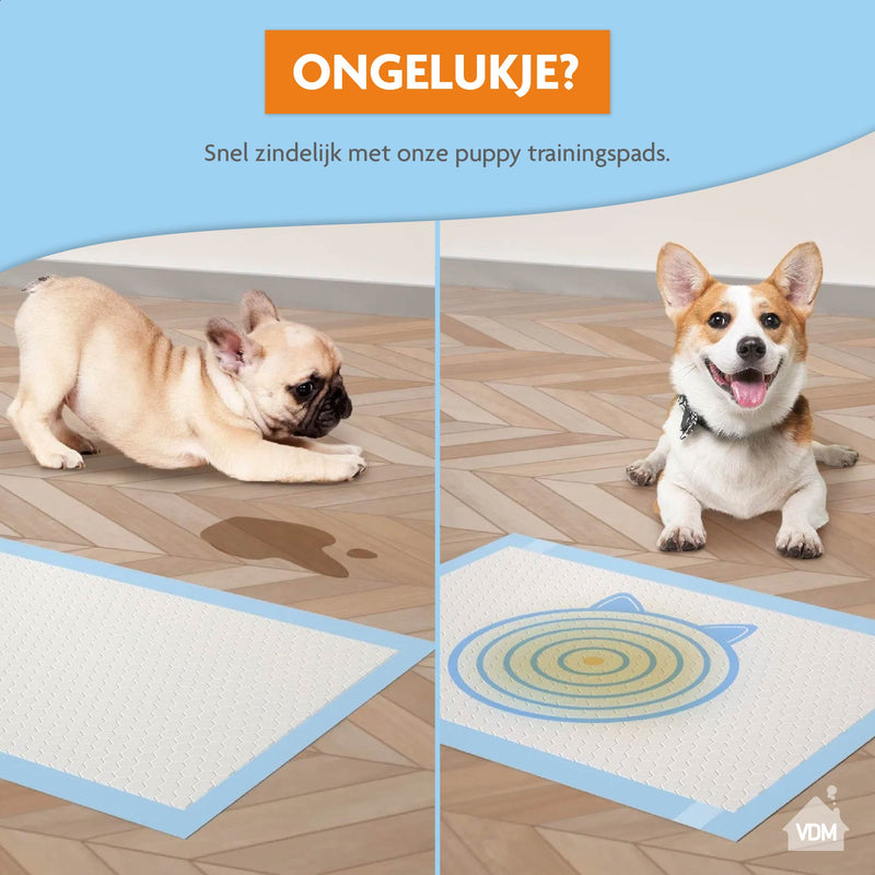 Puppy Training Pads - 40 stuks - Zindelijkheidstraining - Hondentoilet - 60 x 60 cm