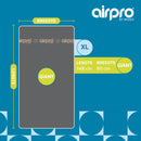 AIRPRO By Widex 6 laagse strijkdeken Giant - 148 x 80