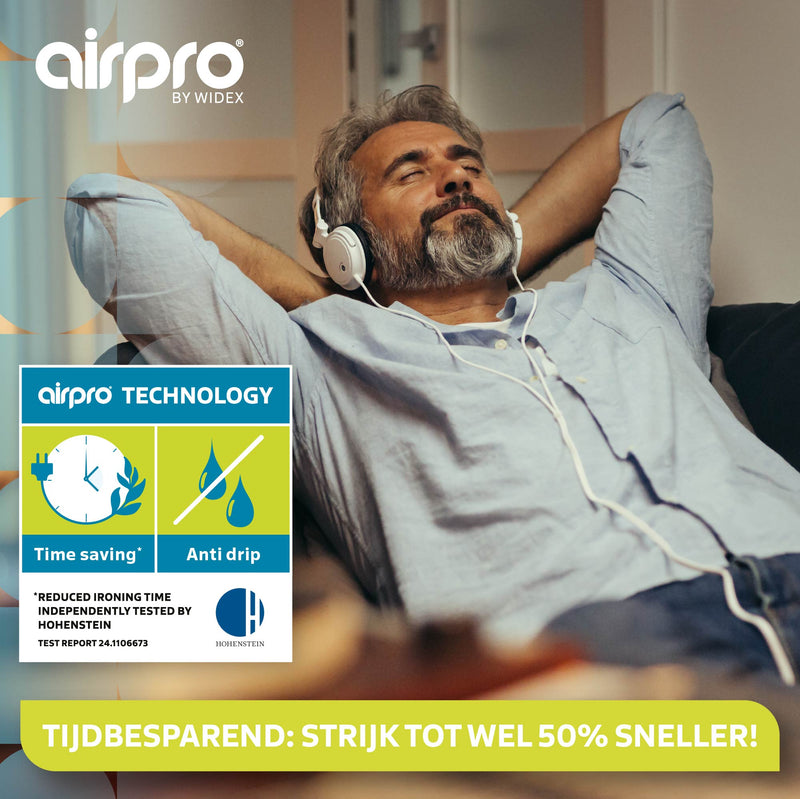 Airpro By Widex Strijkplankhoes - 6 laags - Linen blue - Tot 50% sneller strijken