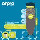 Airpro By Widex Strijkplankhoes - 6 laags - Flagstones - Tot 50% sneller strijken