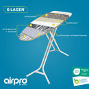 Airpro By Widex Strijkplankhoes - 6 laags - Flagstones - Tot 50% sneller strijken