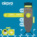 Airpro By Widex Strijkplankhoes - 6 laags - Flagstones - Tot 50% sneller strijken