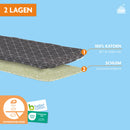 Classic strijkplankhoes - 2 Laags - Jungle Leaves