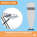 Strijkplankhoes met glijzone & hittebestendige parkeerzone - 3 Laags - Stippen