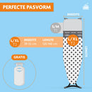 Strijkplankhoes met glijzone & hittebestendige parkeerzone - 3 Laags - Stippen