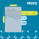 AIRPRO By Widex 6 laagse strijkdeken L - 100 x 65 - Flagstones Lila