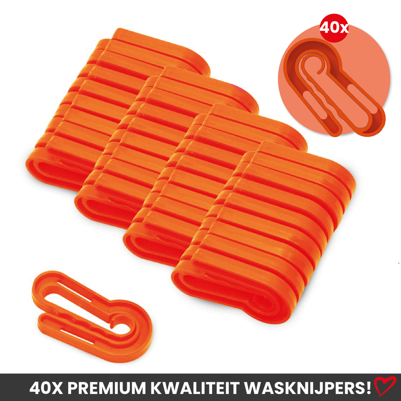 EasyPegs - 40 stuks - Wasknijpers