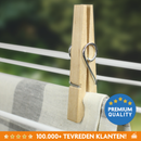 Houten wasknijpers (84 mm) - Set van 36 - 72 of 108 stuks