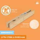 Houten wasknijpers (100 mm) - Set van 36 - 72 of 108 stuks