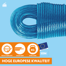 Waslijn met stalen kern 50 meter - Blauw