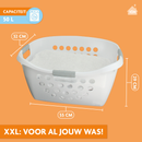 Wasmand met ventilatiegaten - 50 liter
