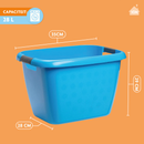 XXL Wasbak Multifunctioneel - 28 liter