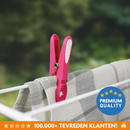 Laundryspecialist - Extra sterke wasknijpers met soft-grip - Set van 20 - 40 - 60 of 80 stuks