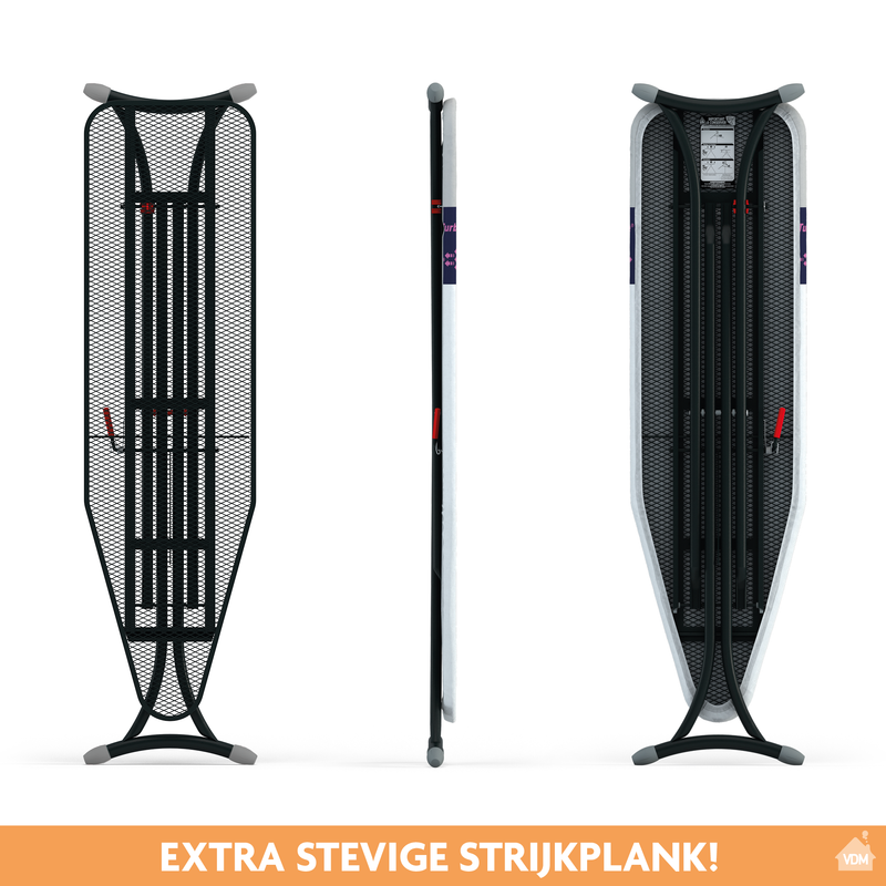 Strijkplank - 137 x 38 cm - Ironing is Hot - Roze