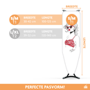 French Fashion Comfort Strijkplankhoes - 3 Laags - Lady in Red