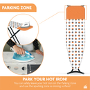 Strijkplankhoes met hittebestendige parkeerzone - 3 Laags - Oranje